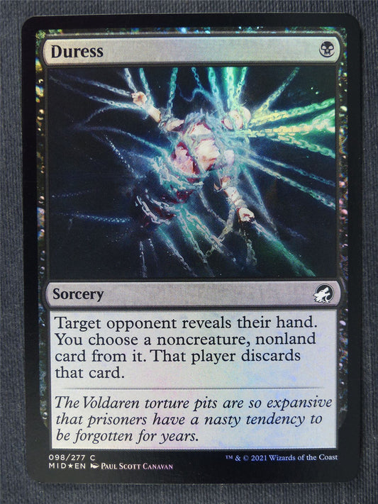 Duress Foil - Mtg Magic Cards #3ZM