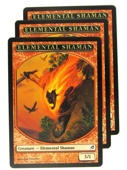MTG Magic Token Cards: ELEMENTAL SHAMAN x3 # 20J41