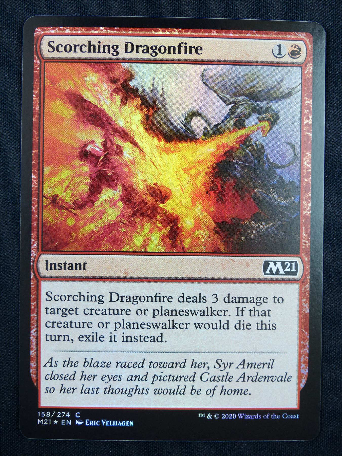 Schorching Dragonfire Foil - Mtg Card #1FZ