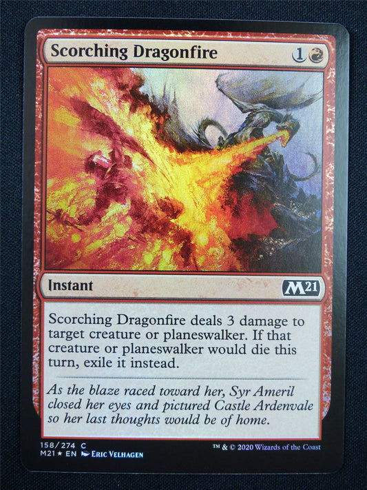 Schorching Dragonfire Foil - Mtg Card #1FZ