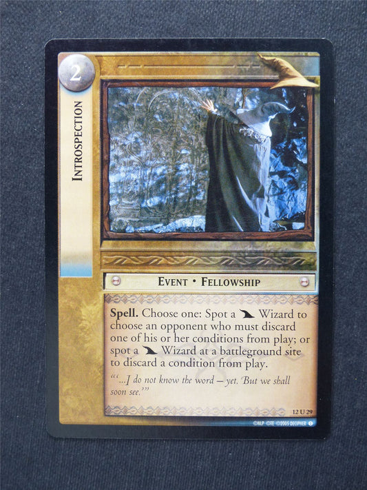 Introspection 12 U 29 - LotR Cards #1B