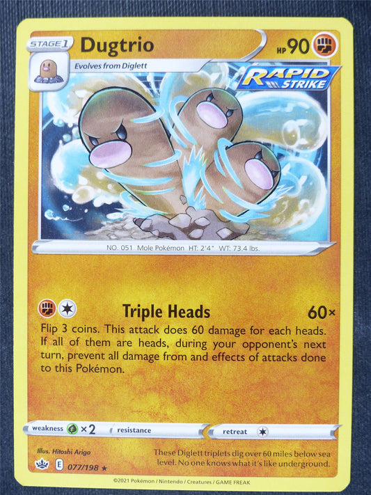 Dugtrio 077/198 - Pokemon Cards #1ZA