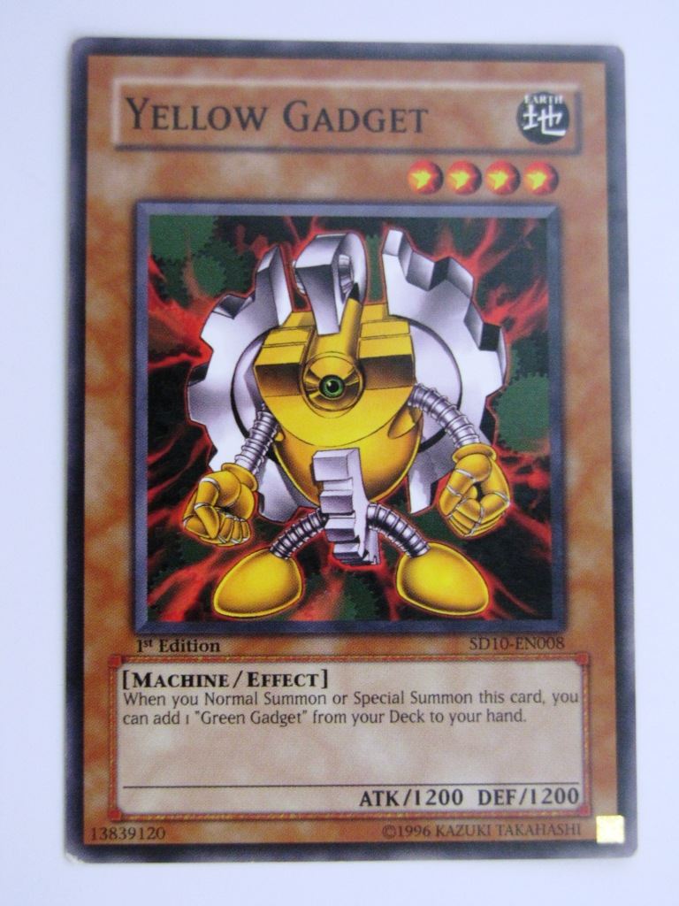 Yugioh Cards: YELLOW GADGET SD10 # 36F88