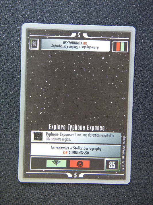 Explore Typhone Expanse - Star Trek Silver Border Card Decipher #2DE