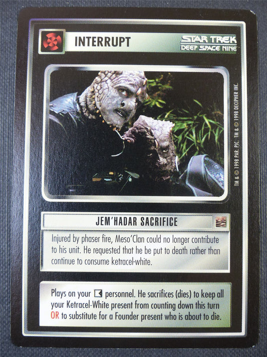 Jem'Hadar Sacrifice - DS9 - Star Trek Card #67X