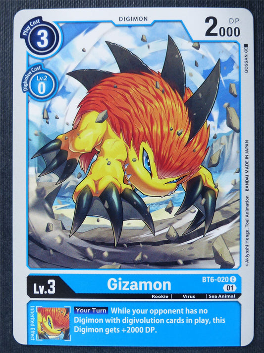 Gizamon BT6-020 C - Digimon Card #27E