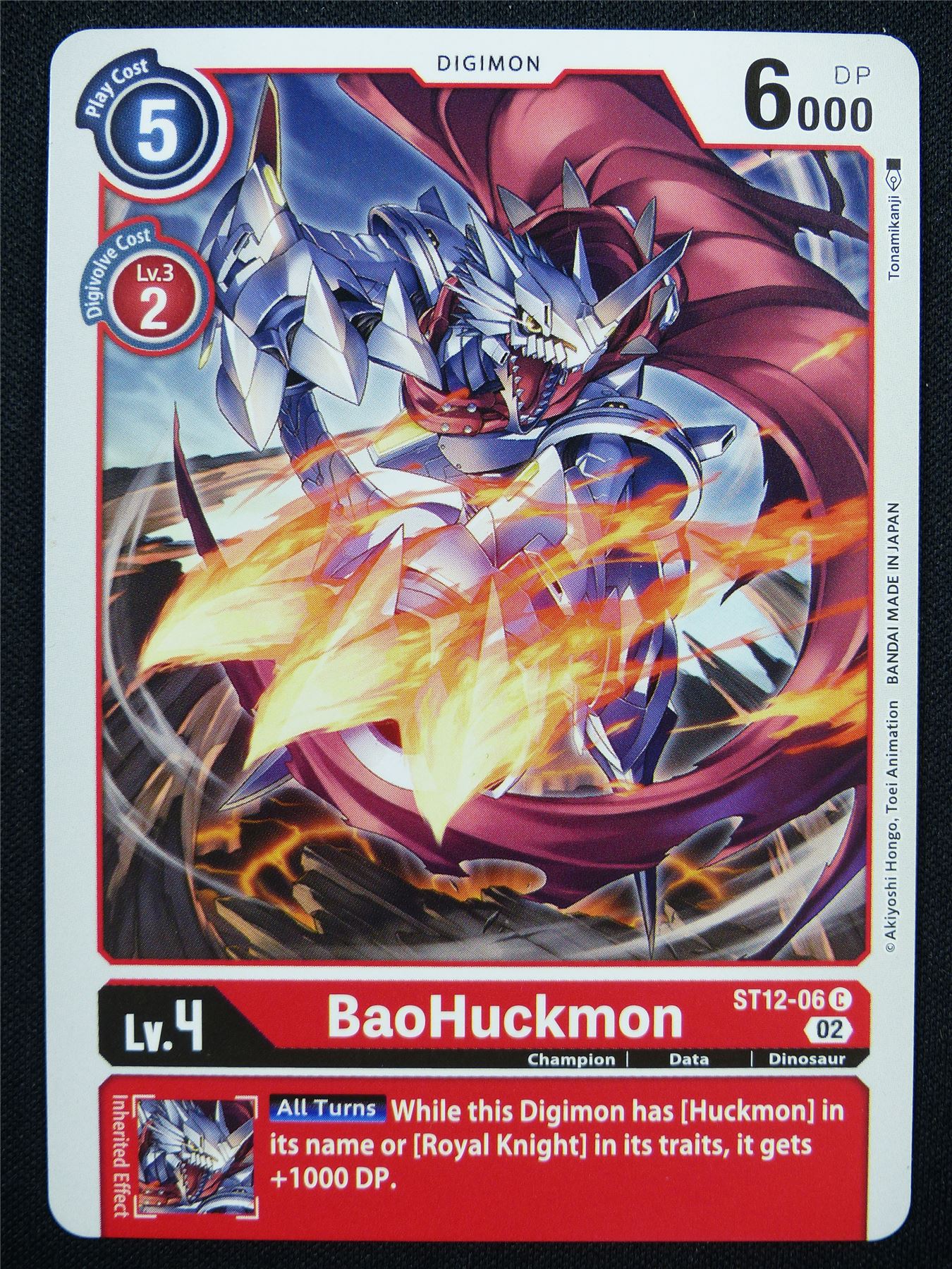 BaoHuckmon ST12-06 C - Digimon Card #18T