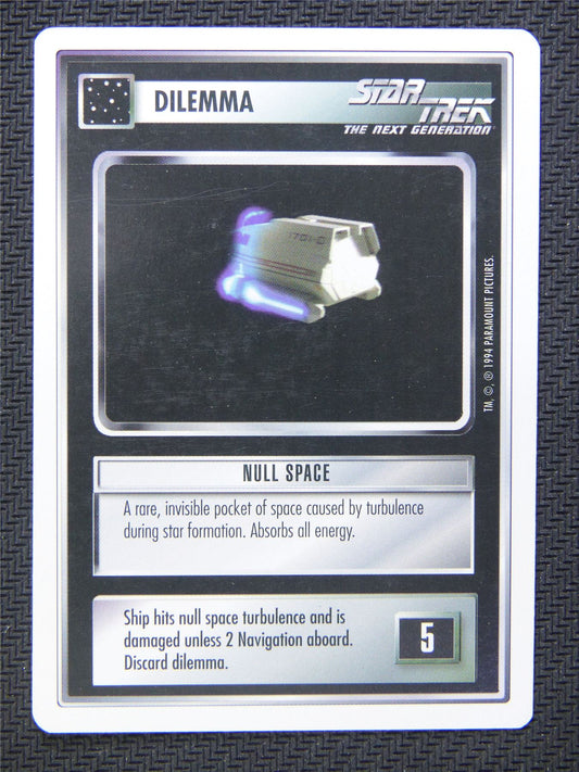 Dilemma Null Space - Star Trek CCG Next Gen #4XA