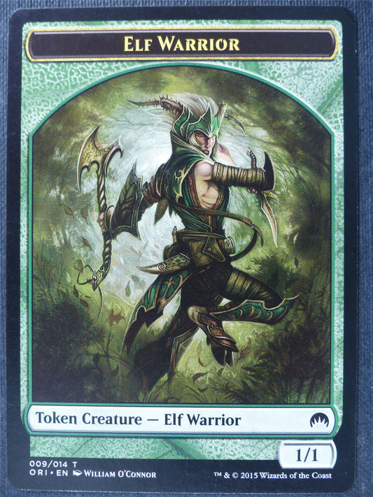 Elf Warrior Token - Mtg Card #3TU