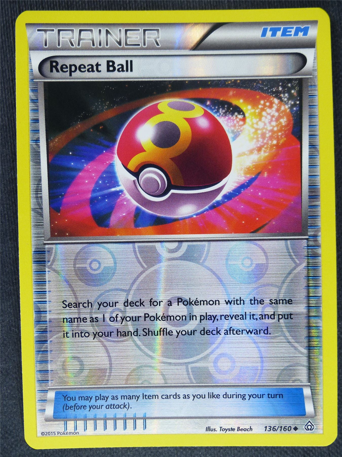 Repeat Ball 136/160 Reverse Holo - Pokemon Cards #E2