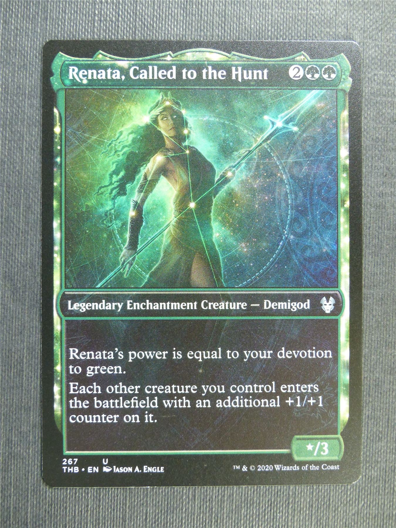 Renata Called to the Hunt - Collector ed - Theros - Mtg Magic Cards #2BB