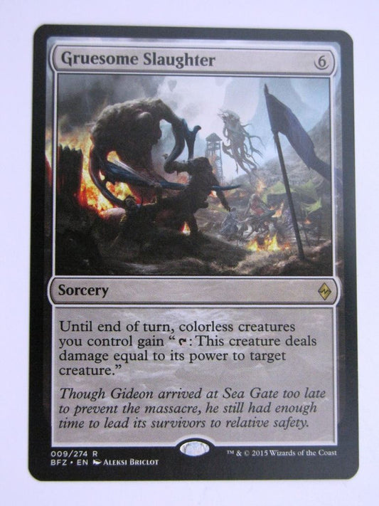MTG Magic Cards: GRUESOME SLUAGHTER # 36I86