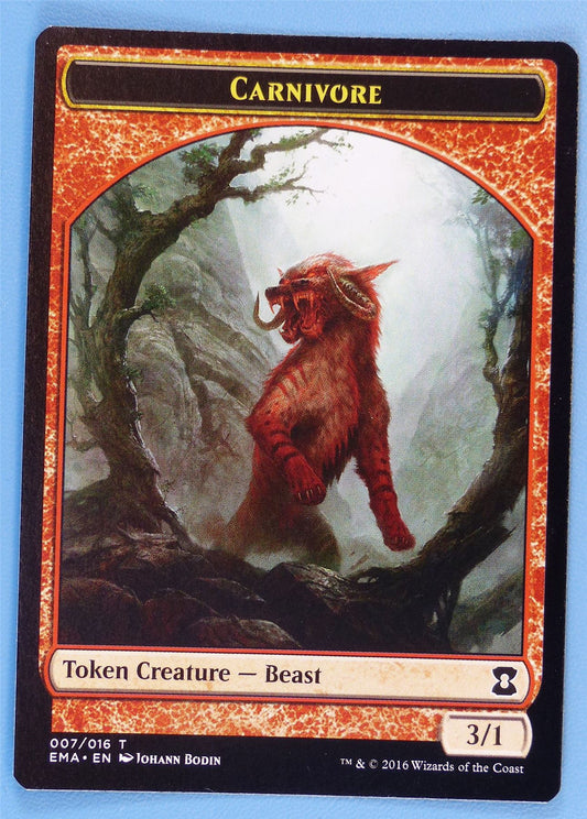 Carnivore - Token - Mtg Card # 2J6