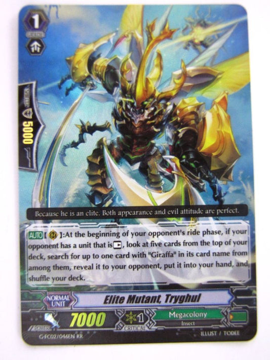 Vanguard Cards: ELITE MUTANT, TRYGHUL G-FC02 RR # 3J8