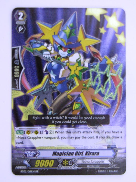 Vanguard Cards: MAGICIAN GIRL, KIRARA BT02 RR played # 35F31