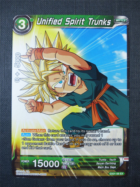 Unified Spirit Trunks EX - Dragon Ball Super Card #A5M