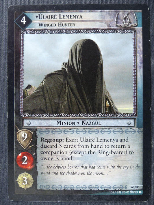 Ulaire Lemenya 6 U 86 - LotR Card #48J