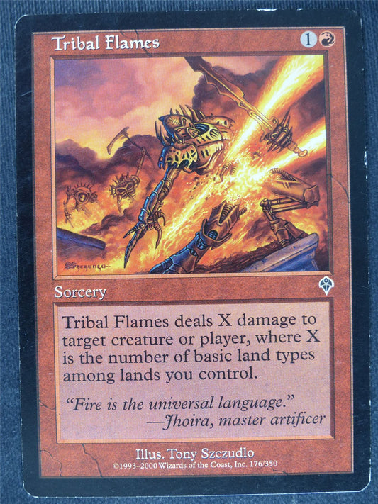 Tribal Flames played - Mtg Magic Cards #B2
