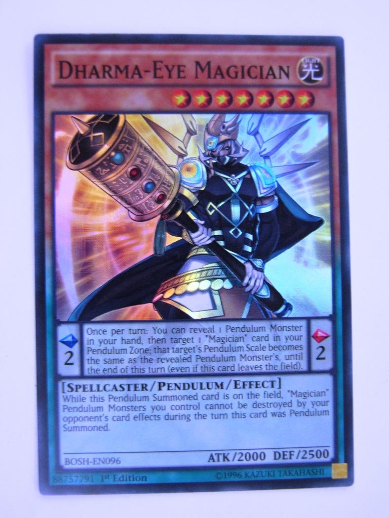 Yugioh Cards: DHARMA-EYE MAGICIAN BOSH SUPER RARE # 4G83