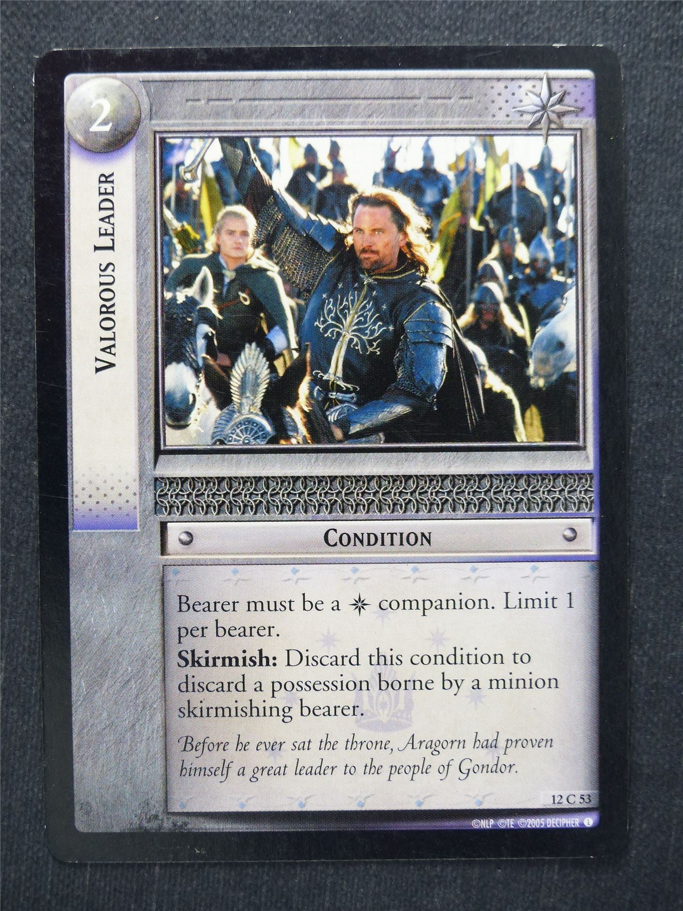 Valorous Leader 12 C 53 - LotR Cards #PA