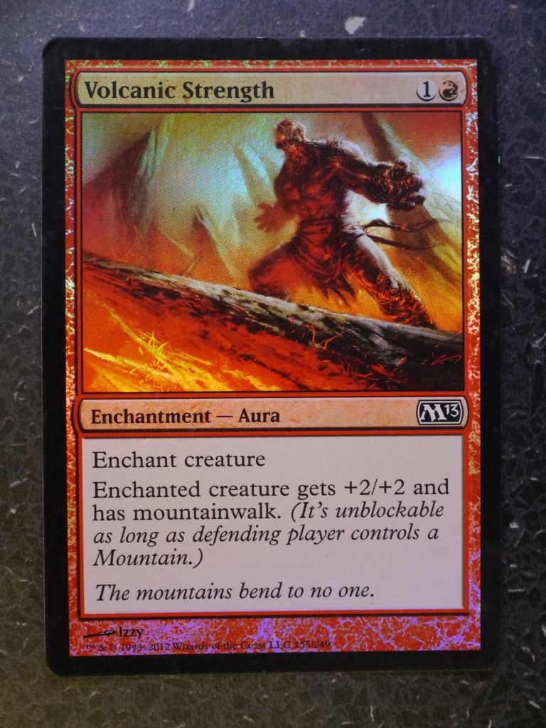 MTG Cards: VOLCANIC STRENGTH FOIL # 5D73