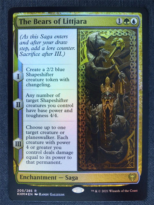 The Bears of Littjara Foil Mint - Mtg Magic Cards #5B