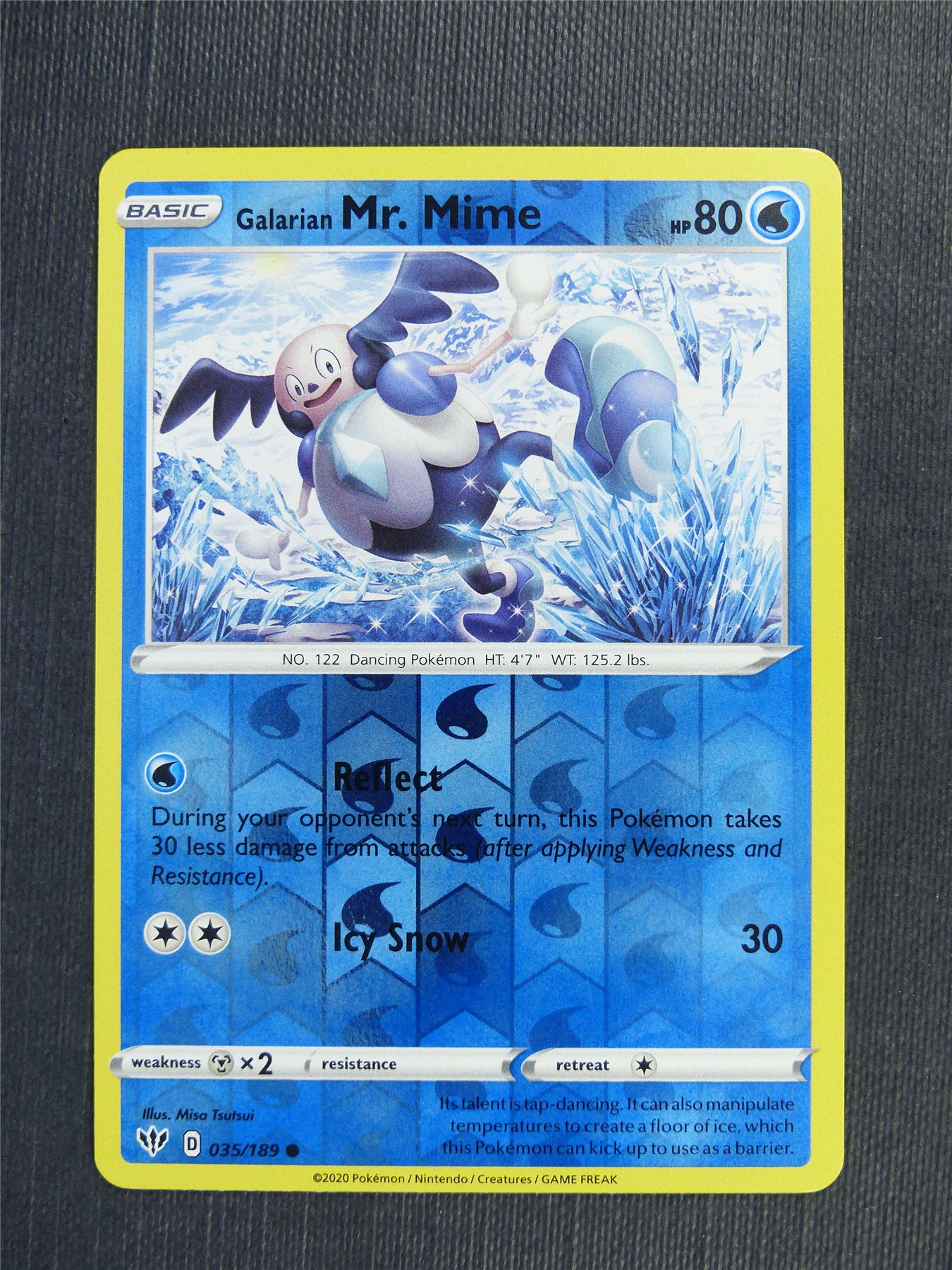 Galarian Mr. Mime 035/189  Reverse Holo - DAA - Pokemon Card #3CO