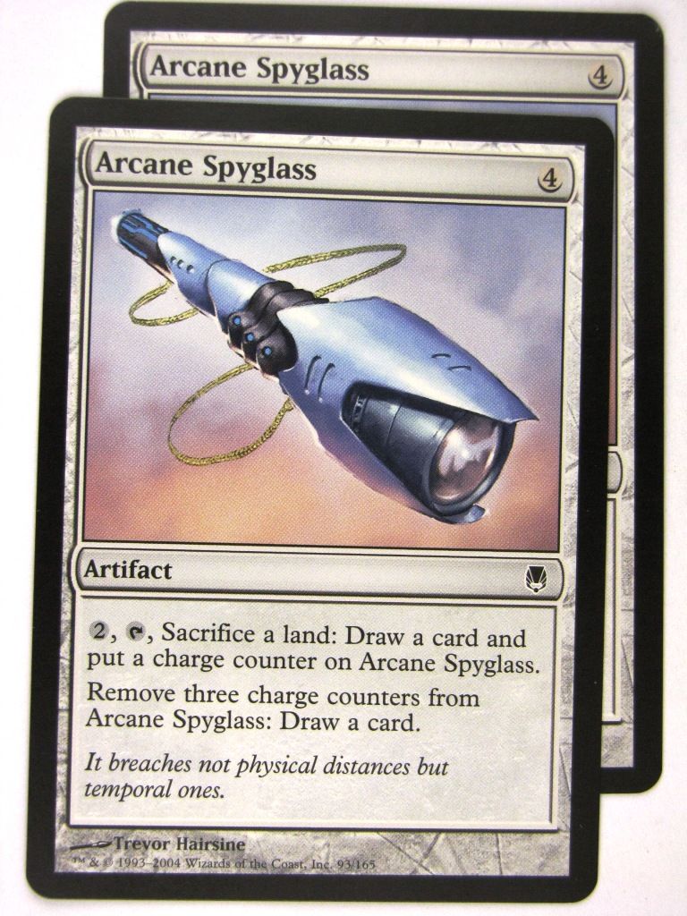 MTG Magic: the Gathering Cards: ARCANE SPYGLASS x2: DST
