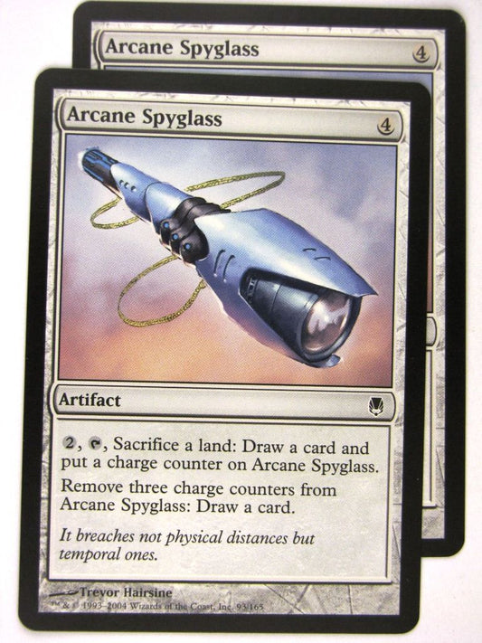 MTG Magic: the Gathering Cards: ARCANE SPYGLASS x2: DST