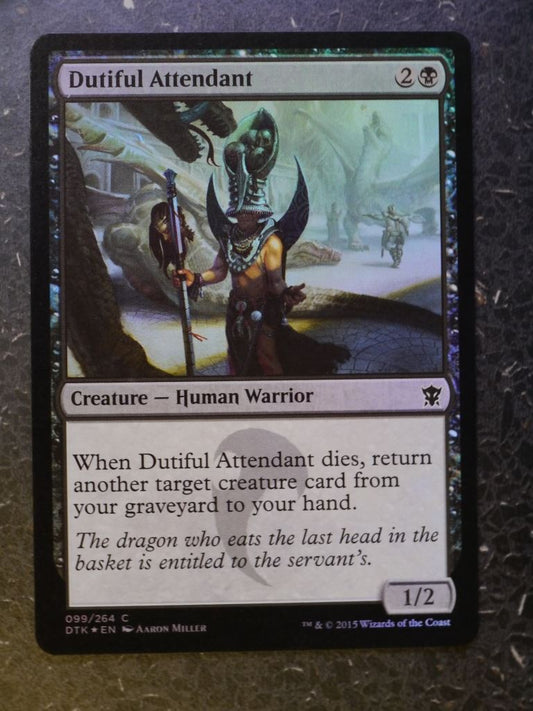 MTG Magic Cards: DUTIFUL ATTENDANT FOIL # 4J48