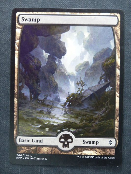 Swamp 264/274 Full Art - Mtg Magic Card #BH