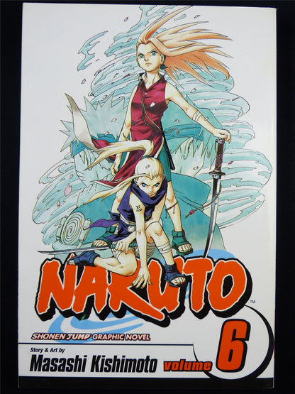 NARUTO Volume 6 - Shonen Jump Viz Manga #3HQ