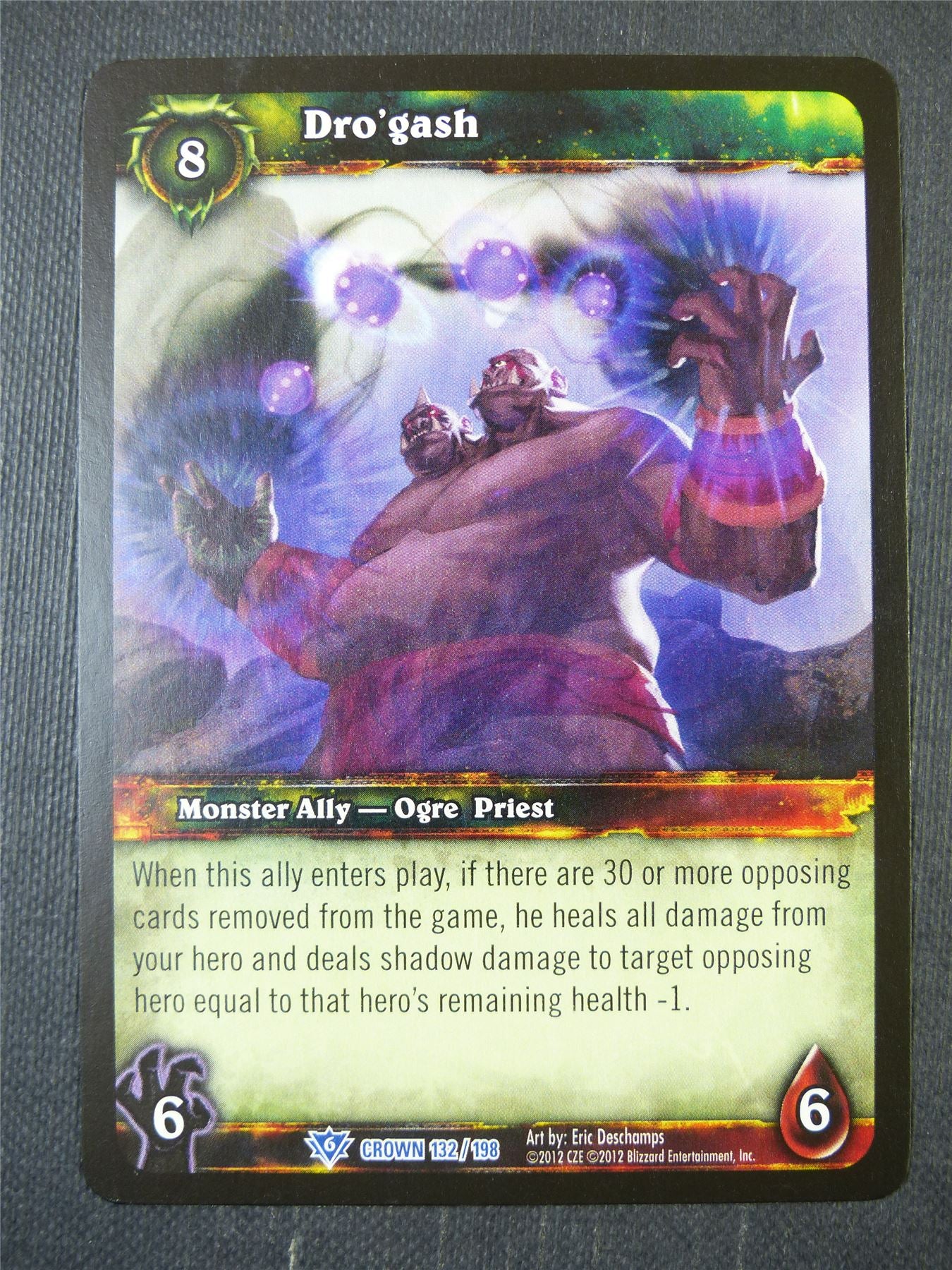 Dro'Gash 132/198 - WoW Card #18J