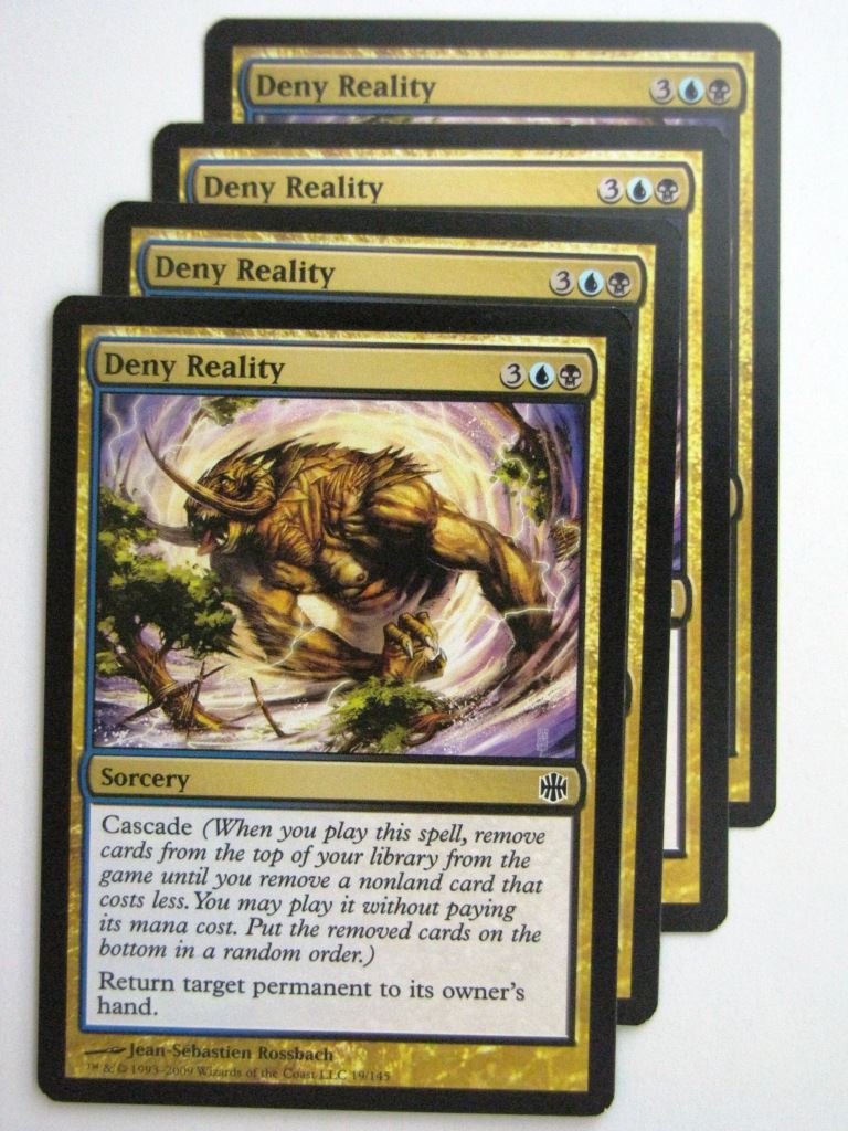 MTG Magic Cards: DENY REALITY x4 # 23D50