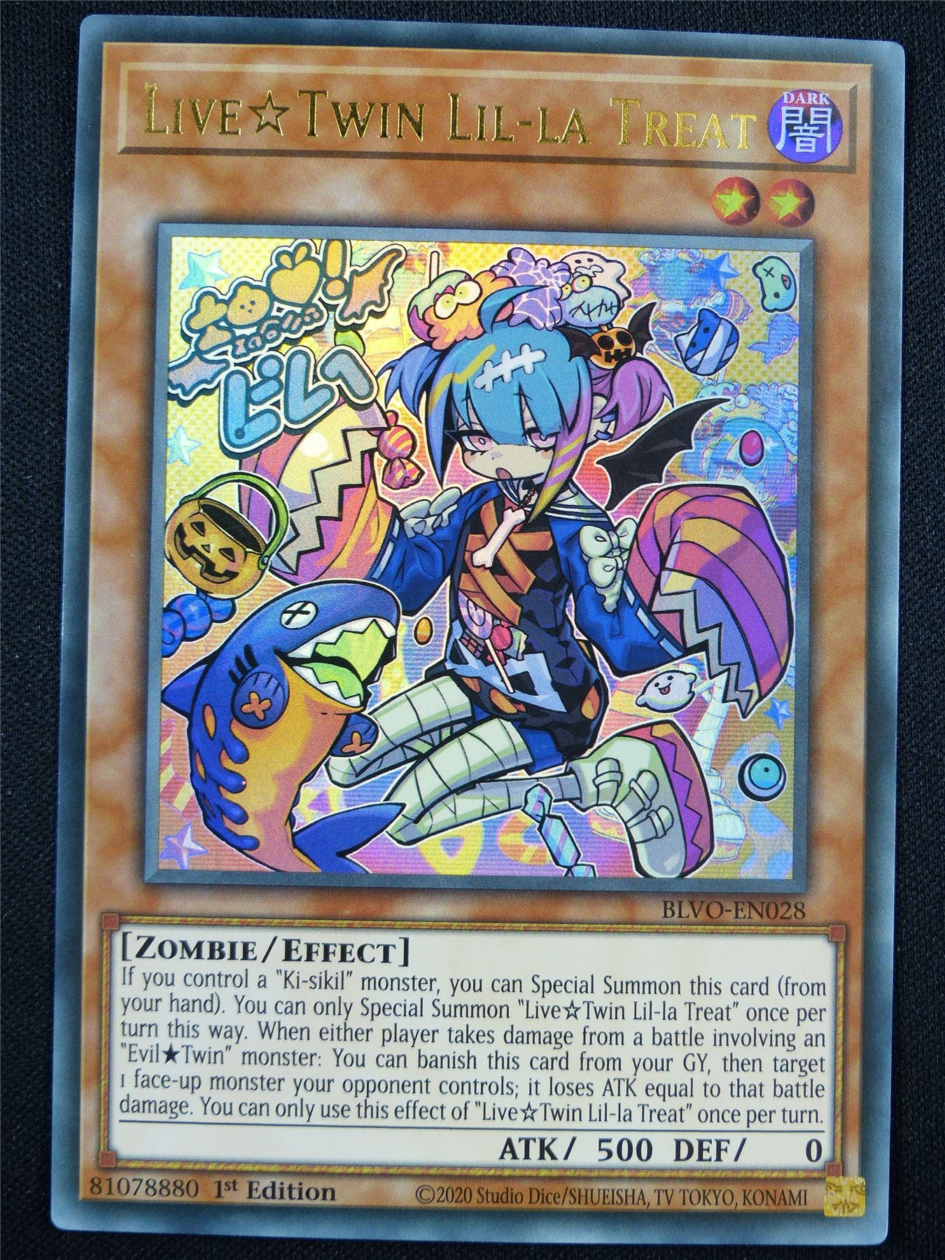 Live-Twin Lil-La Treat BLVO Ultra Rare - 1st ed Yugioh Card #3GM