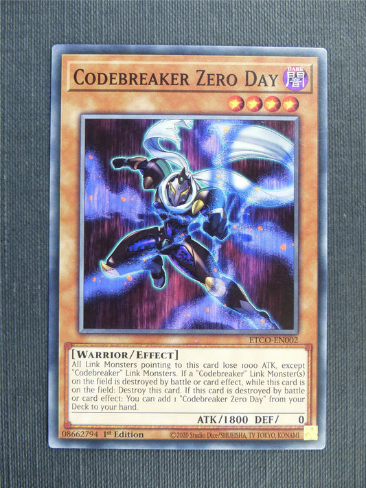 Codebreaker Zero Day - ETCO - 1st ed Yugioh Card