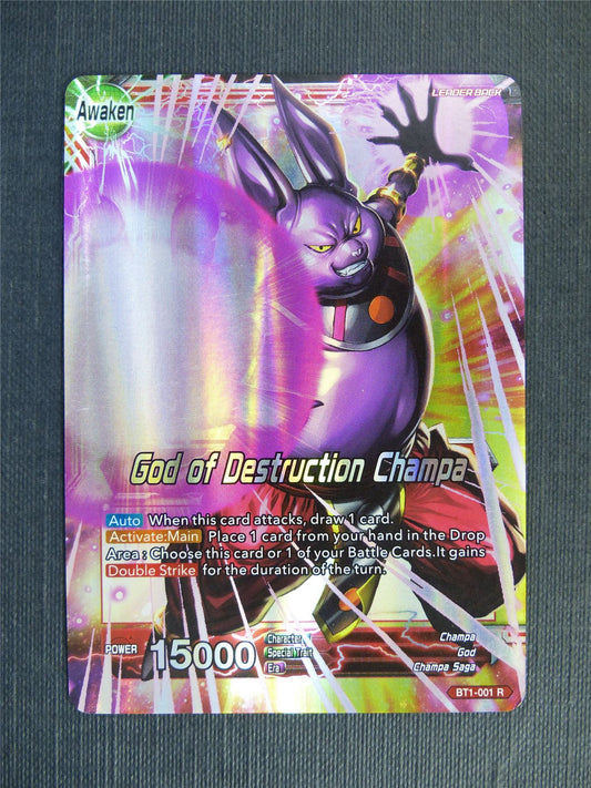 God of Destruction Champa R - Dragon Ball Super Cards #17R