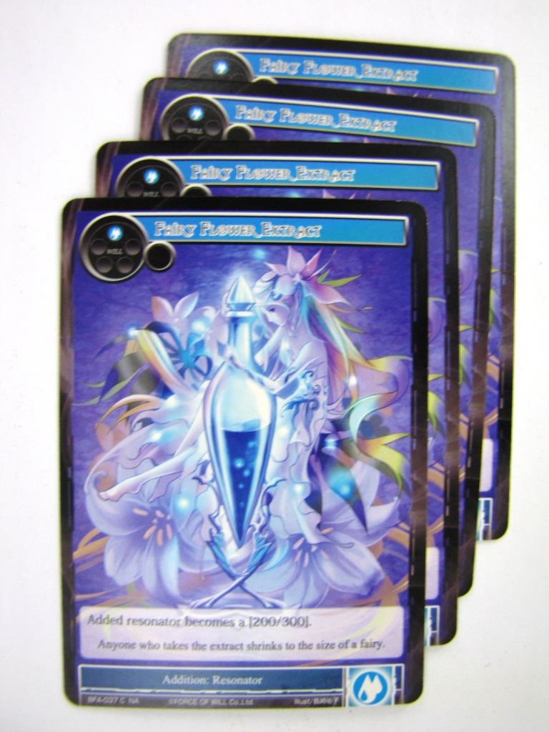 Force Of Will Cards: FAIRY FLOWER EXTRACT x4 # 13C33