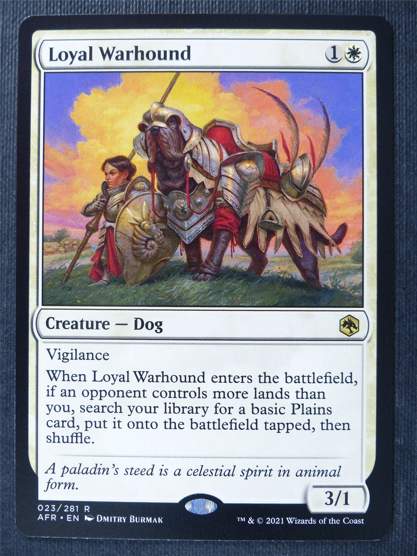 Loyal Warhound - AFR - Mtg Card #2A3