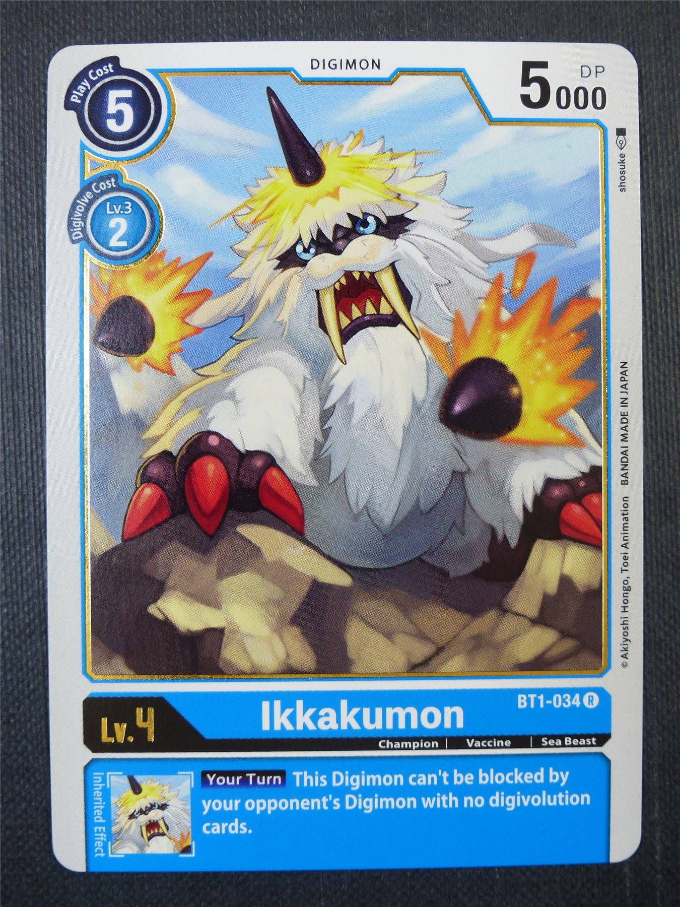 Ikkakumon BT1-034 R - Digimon Card #90P