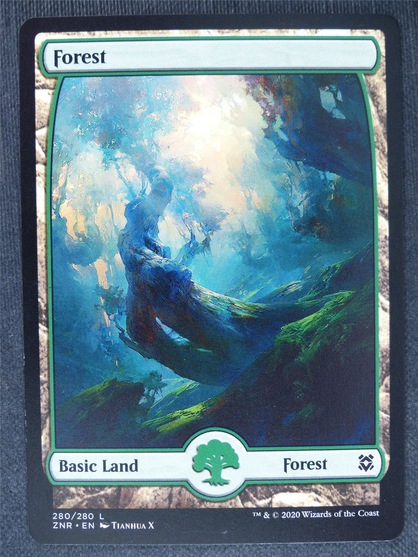 Forest Full Art 280/280 Mint - Mtg Magic Cards #3I