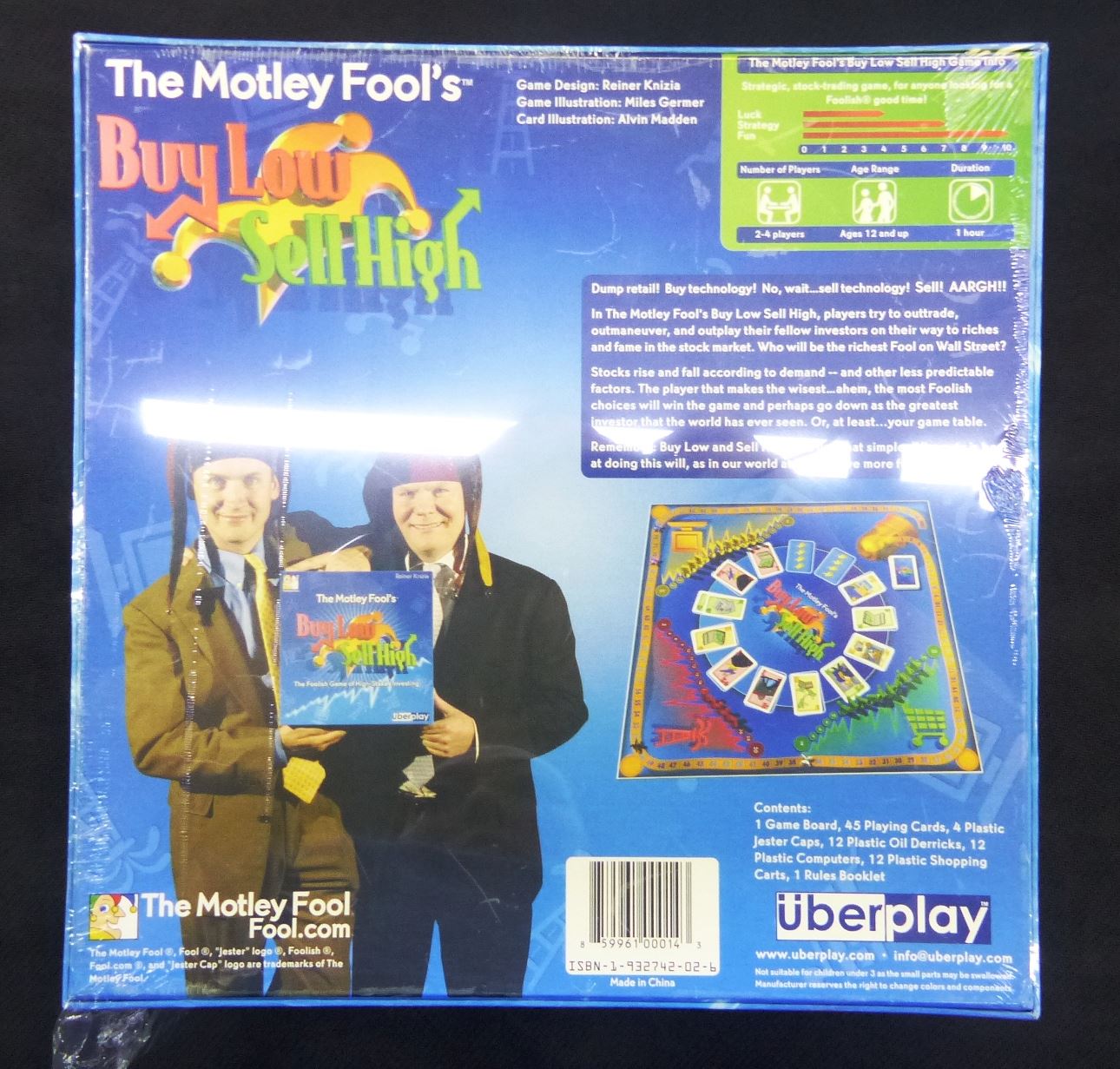 Used - The Motley Fools - Buy Low Sell High - Board Game #10X