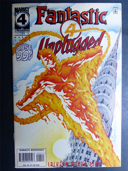 FANTASTIC 4 Four Unplugged #4 - Marvel Comics #BS