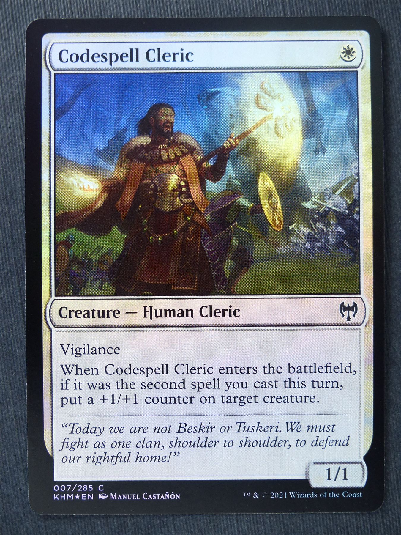 Codespell Cleric Foil - Mtg Magic Cards #X0