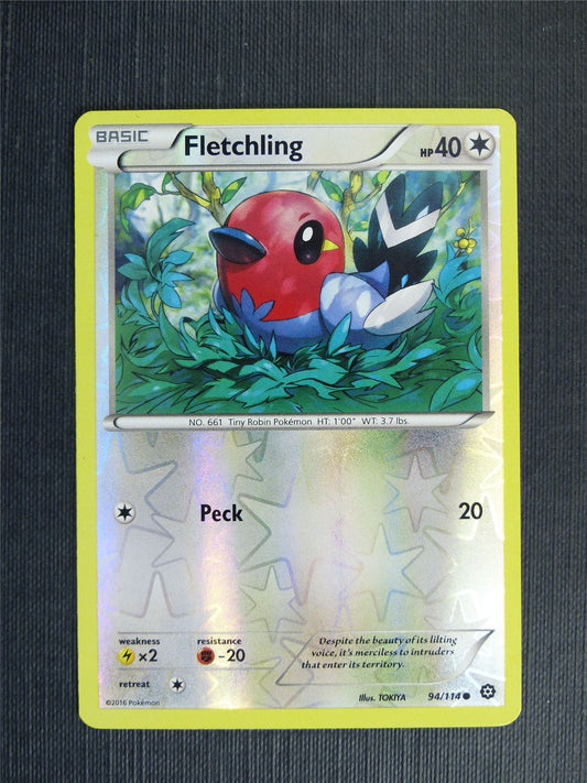 Fletchling 94/114 Reverse Holo - Pokemon Cards #1DC