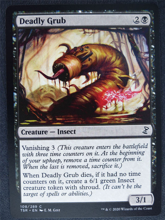 Deadly Grub - Remastered - Mtg Magic Cards #VO