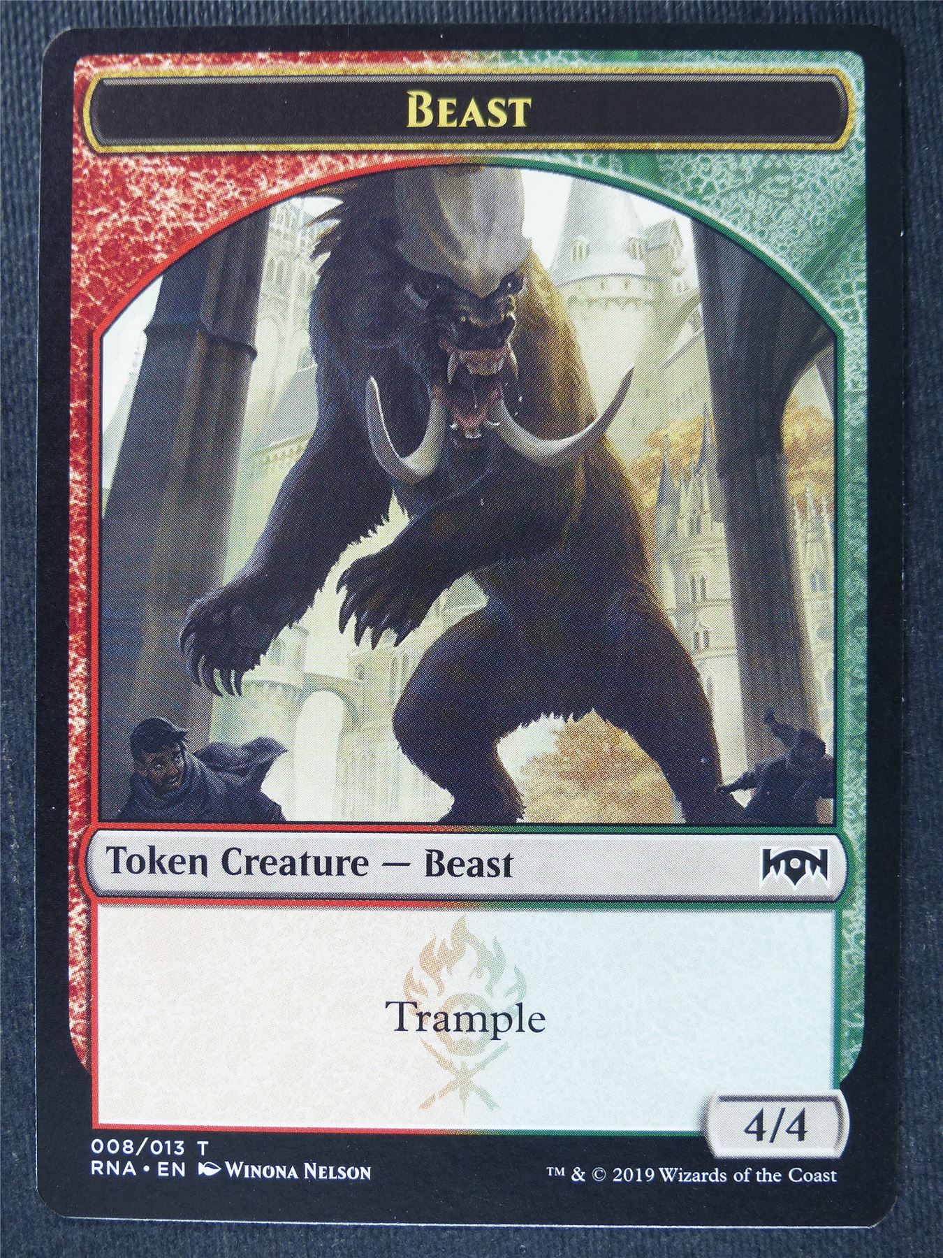 Beast Token - Mtg Magic Cards #1QX