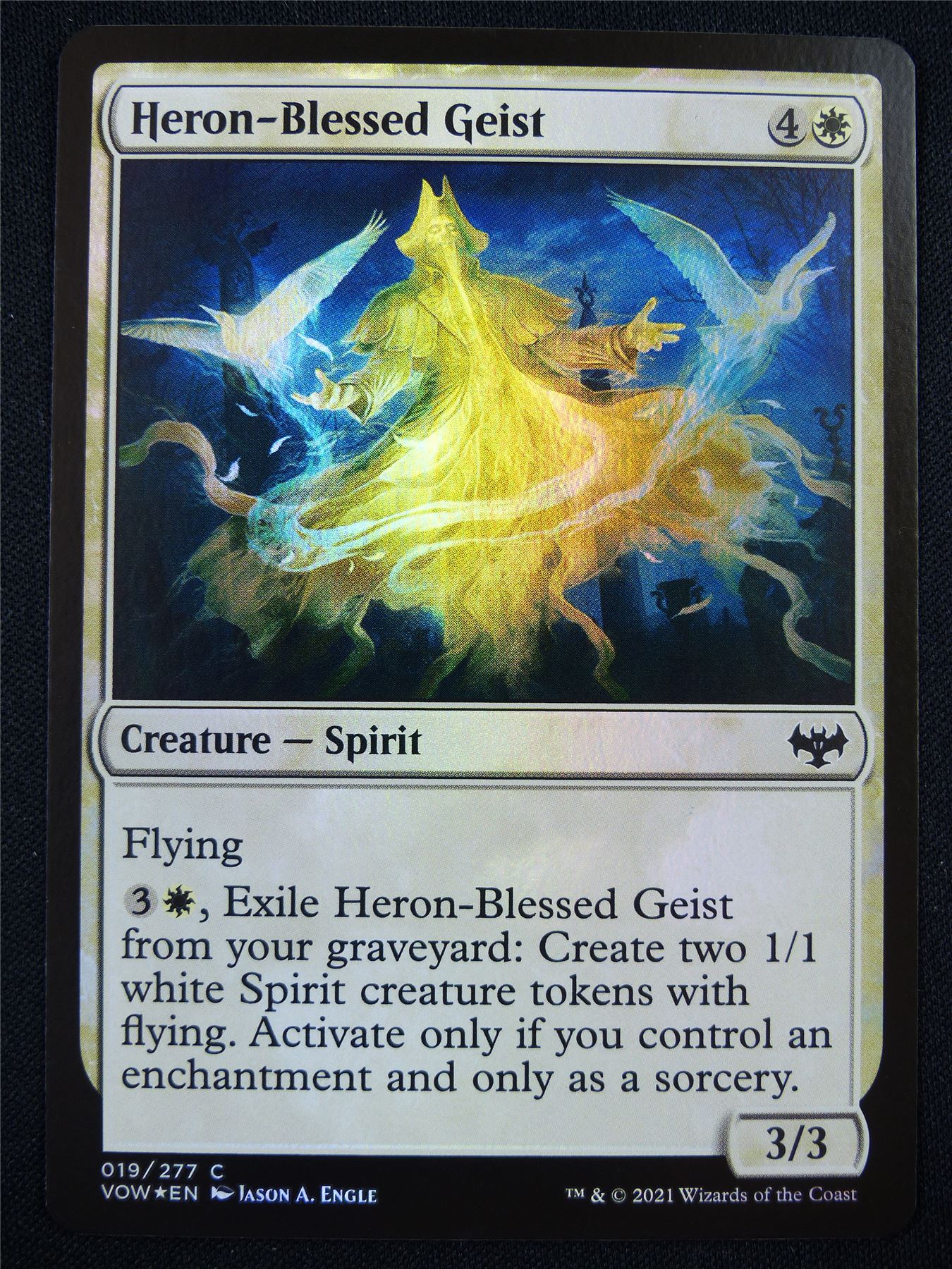Heron-Blessed Geist Foil - Mtg Card #1LQ