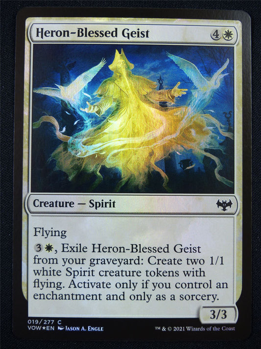 Heron-Blessed Geist Foil - Mtg Card #1LQ