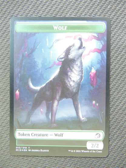 Bat and Wolf Foil Token - Innistrad - Mtg Card #3HS